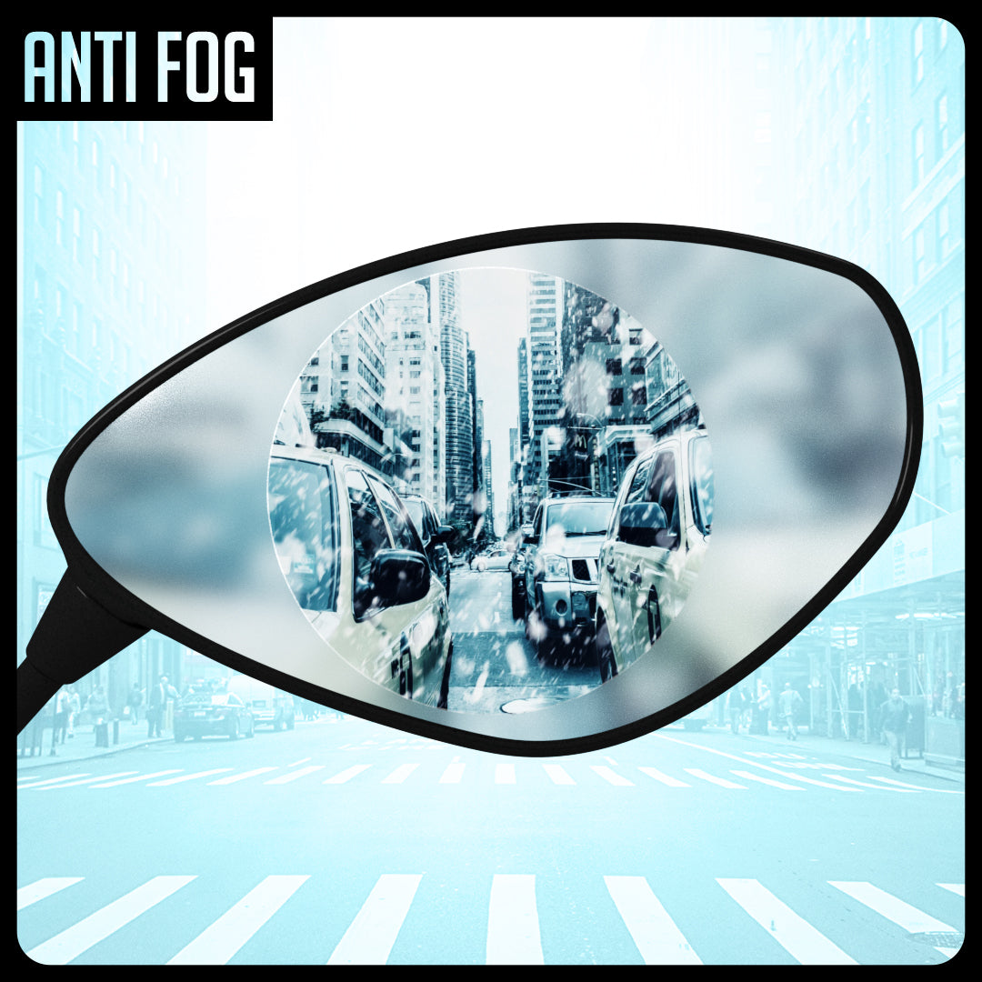৪ পিসের সেট-For Bike Rearview Mirror and Helmet Film Anti Fog Clear Film