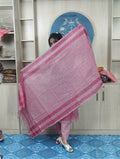 100% Cotton Jamdani Handloom Shalwar Kameez-Pink Color - China To BD Web