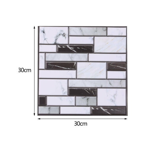 1Set 10pc Self Adhesive Tile 3D Sticker Kitchen Bathroom Wall Sticker Decoration - China To BD Web