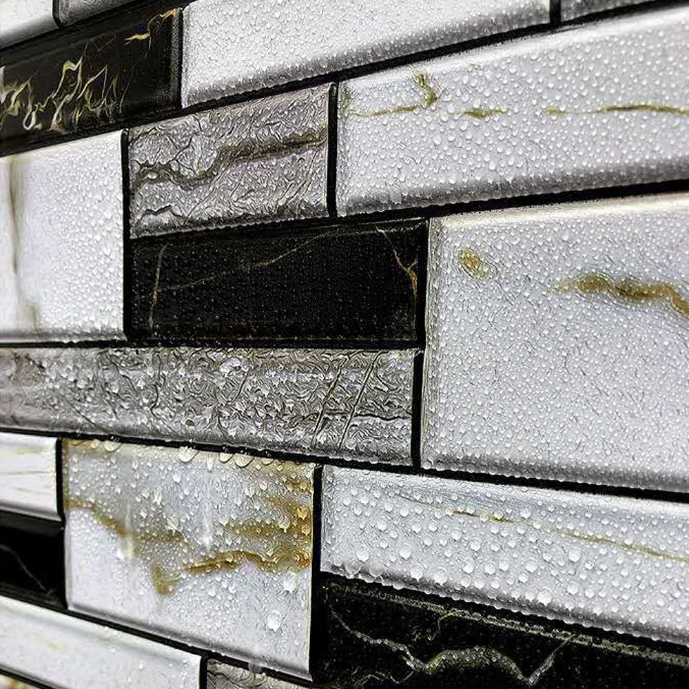 1Set 10pc Self Adhesive Tile 3D Sticker Kitchen Bathroom Wall Sticker Decoration - China To BD Web