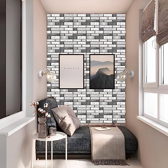 1Set 10pc Self Adhesive Tile 3D Sticker Kitchen Bathroom Wall Sticker Decoration - China To BD Web