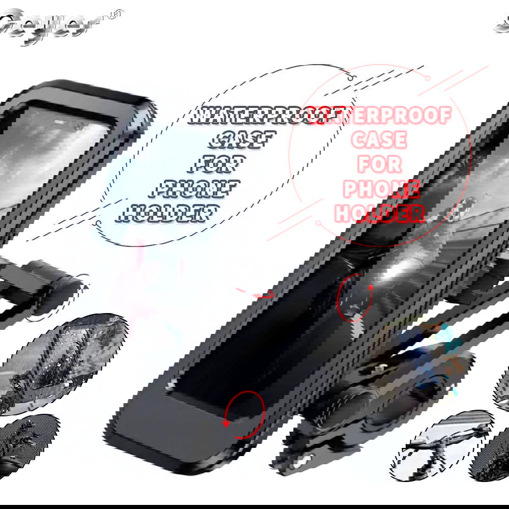 360° Adjustable Waterproof Bicycle Phone Holder Electric Bike Motorcycle Scooter - China To BD Web