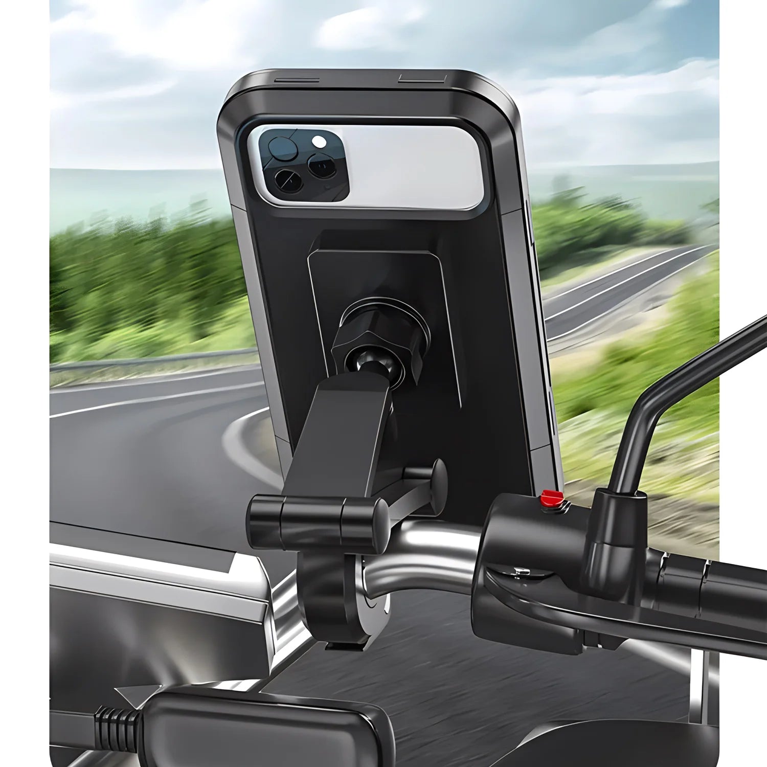 360° Adjustable Waterproof Bicycle Phone Holder Electric Bike Motorcycle Scooter - China To BD Web