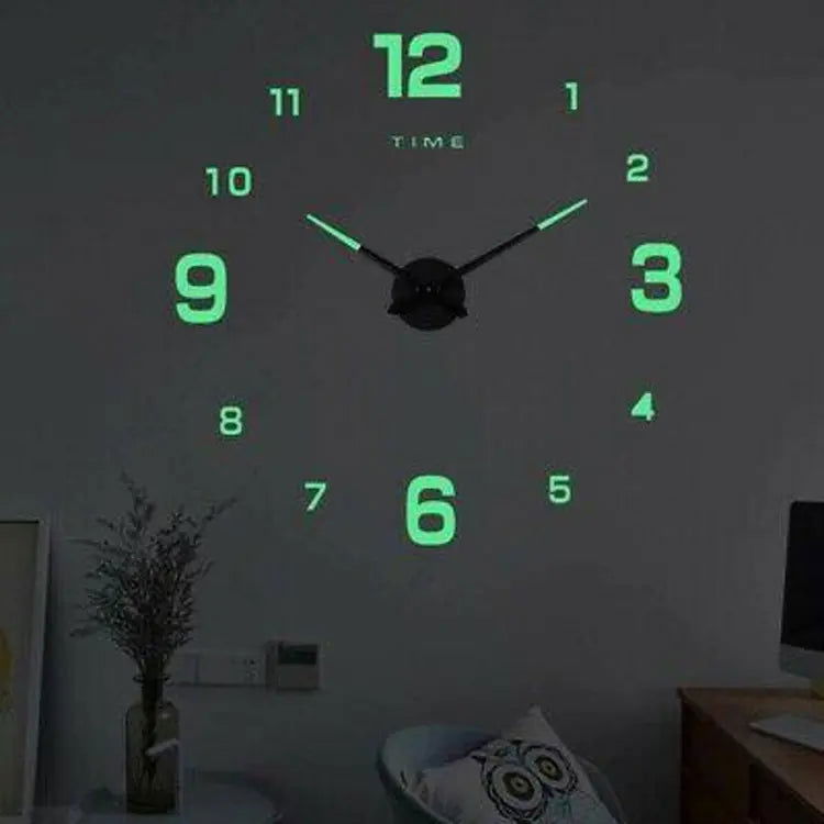 3D Luminous Wall Clock - China To BD Web