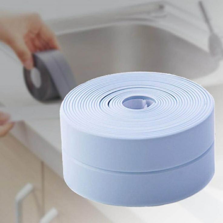 ( প্লেইন Blue কালার ) Sealing Tape For Bathroom Kitchen PVC Self Adhesive - China To BD Web