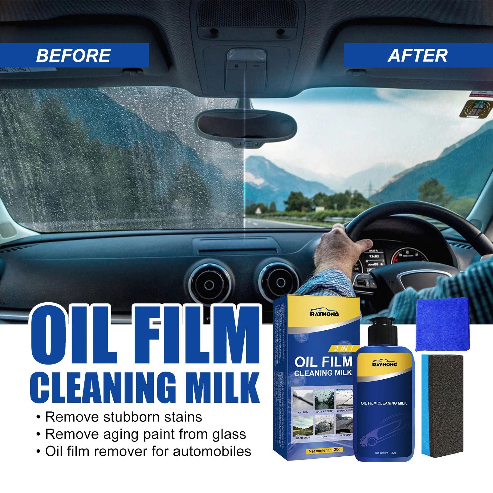 Car Glass Oil Film Remover Polishing Compound Windshield - China To BD Web