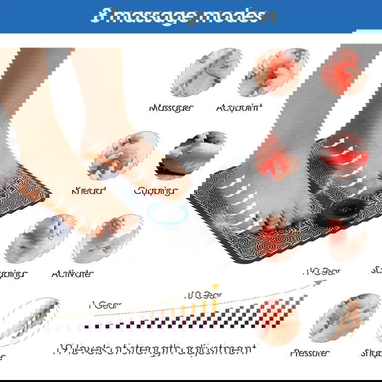 Electric EMS Foot Massager Pad - China To BD Web