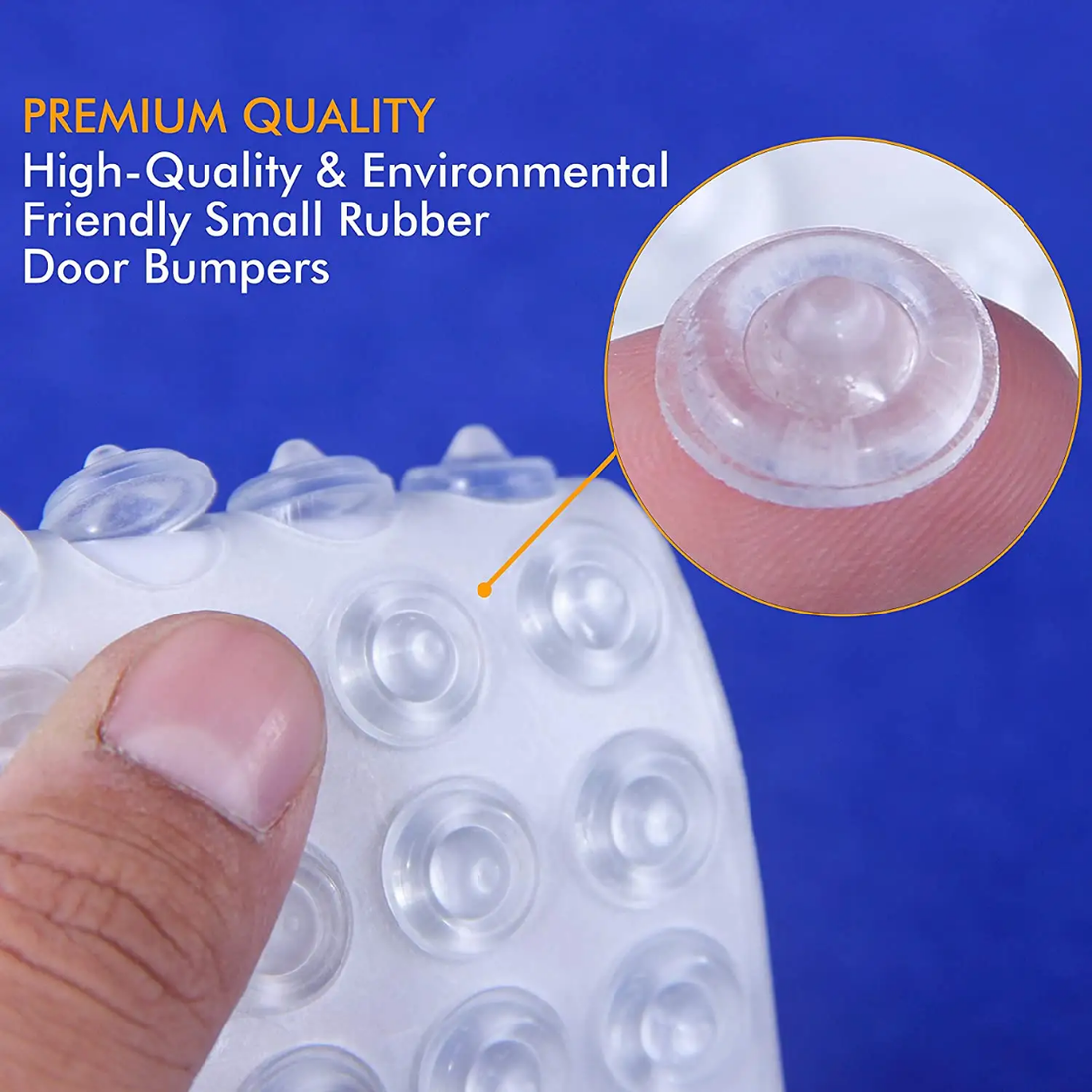Transparent Rubber Door Bumpers / Drawer Buffer Pads