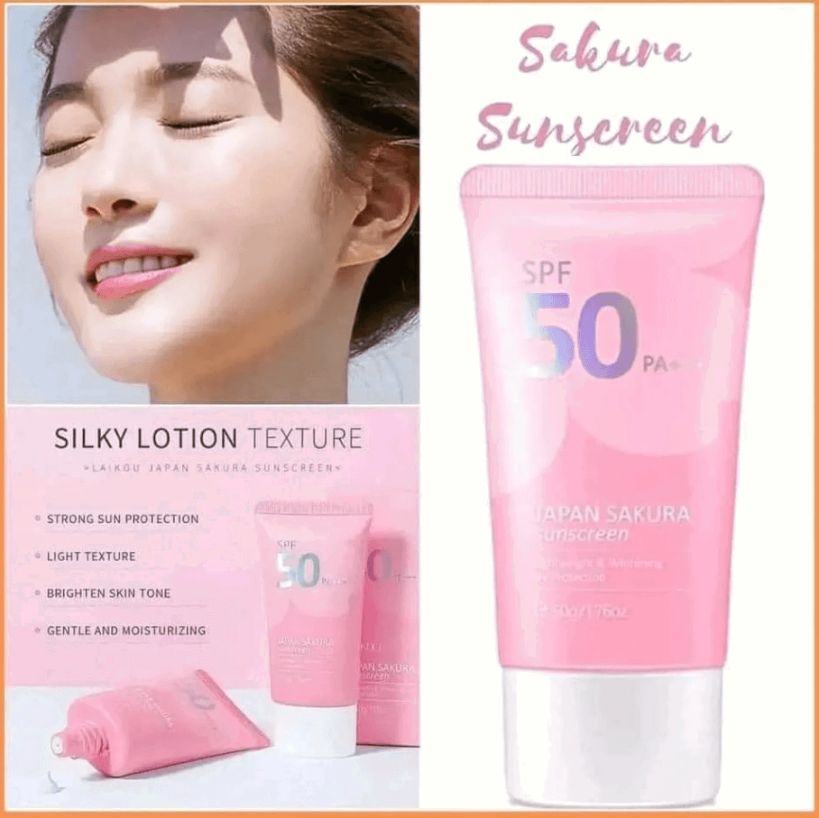 Laikou japan sakura sunscreen One Of the Best Cream + Sunscreen. - China To BD Web