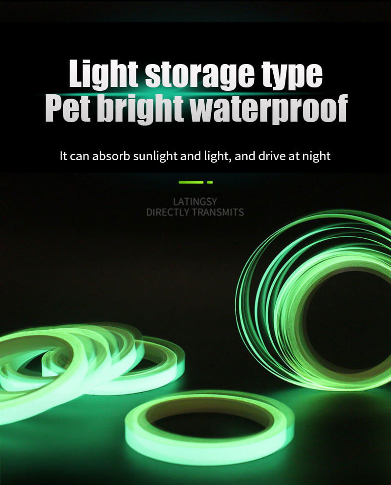 Luminous Tape Self-adhesive Night Vision Glow In Dark Safety Warning Reflective Sticker Home Decorations Tape Adhesive - China To BD Web