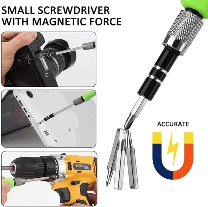 Mini Magnetic Screwdriver (৩২ ইন ১ স্ক্রু ড্রাইভার সেট) - China To BD Web