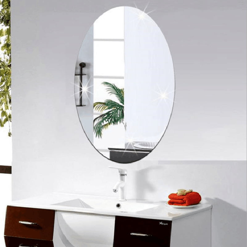 (OVAL) Arcylic Mirror Stickers 27*42CM Wall Stickers - China To BD Web