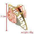 Rose Flower Hair Claw Clip Elegant - China To BD Web