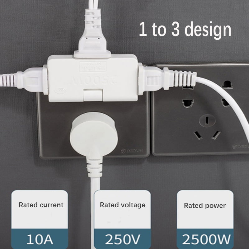 Rotate Plug Eu Converter One In Three 180 Degree (3pcs Set) - China To BD Web