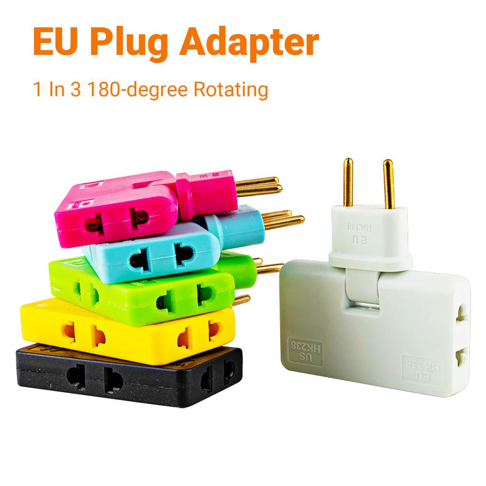 Rotate Plug Eu Converter One In Three 180 Degree (3pcs Set) - China To BD Web