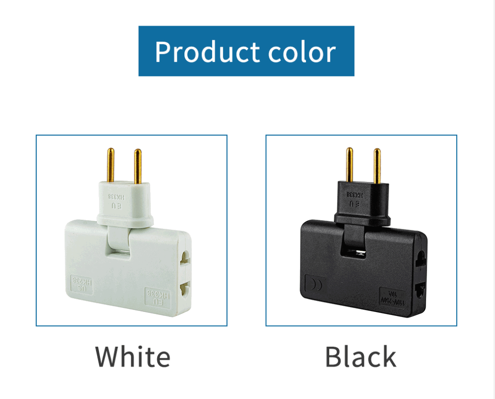Rotate Plug Eu Converter One In Three 180 Degree (3pcs Set) - China To BD Web