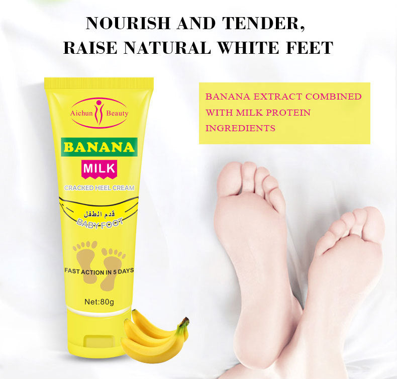 Banana &amp; Milk Extract Foot Cream!