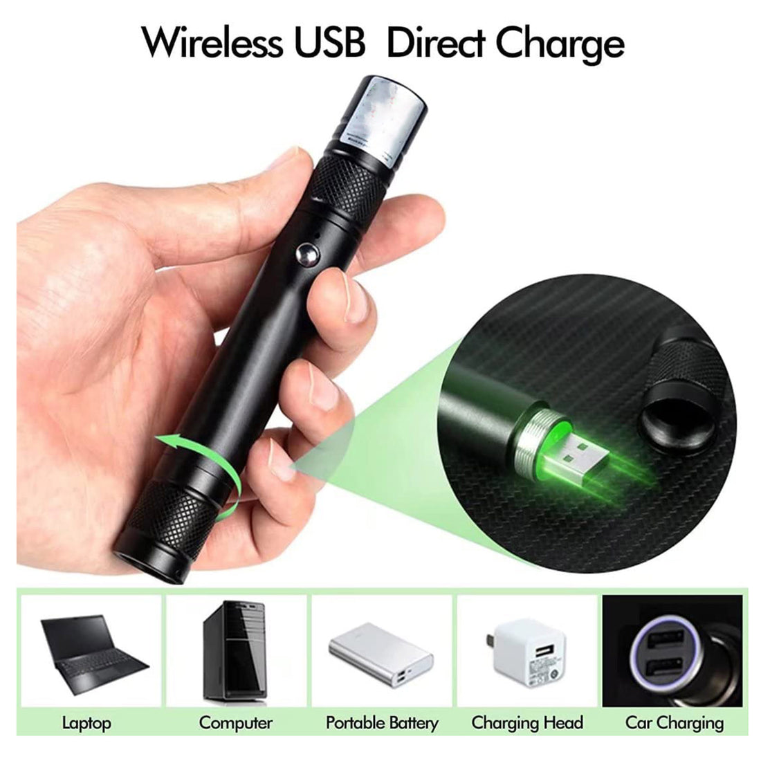 Green Laser Pointer Pen