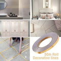 ১৬৬ ফুট ( গোল্ডেন কালার ) Self-adhesive Tile Gap Tape Wall Sealing Tape Gold Floor - China To BD Web