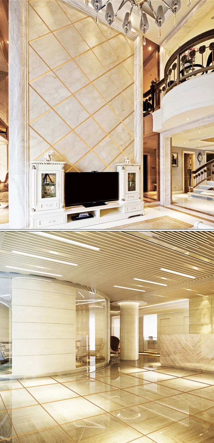 ১৬৬ ফুট ( গোল্ডেন কালার ) Self-adhesive Tile Gap Tape Wall Sealing Tape Gold Floor - China To BD Web