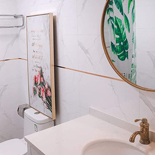 ১৬৬ ফুট ( গোল্ডেন কালার ) Self-adhesive Tile Gap Tape Wall Sealing Tape Gold Floor - China To BD Web