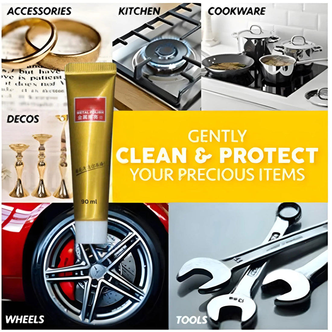 Ultimate Metal Polish Cream Stainless Steel - China To BD Web