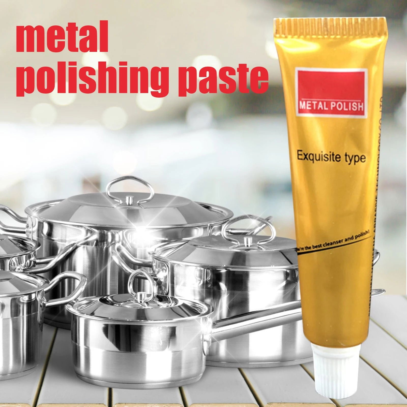 Ultimate Metal Polish Cream Stainless Steel - China To BD Web
