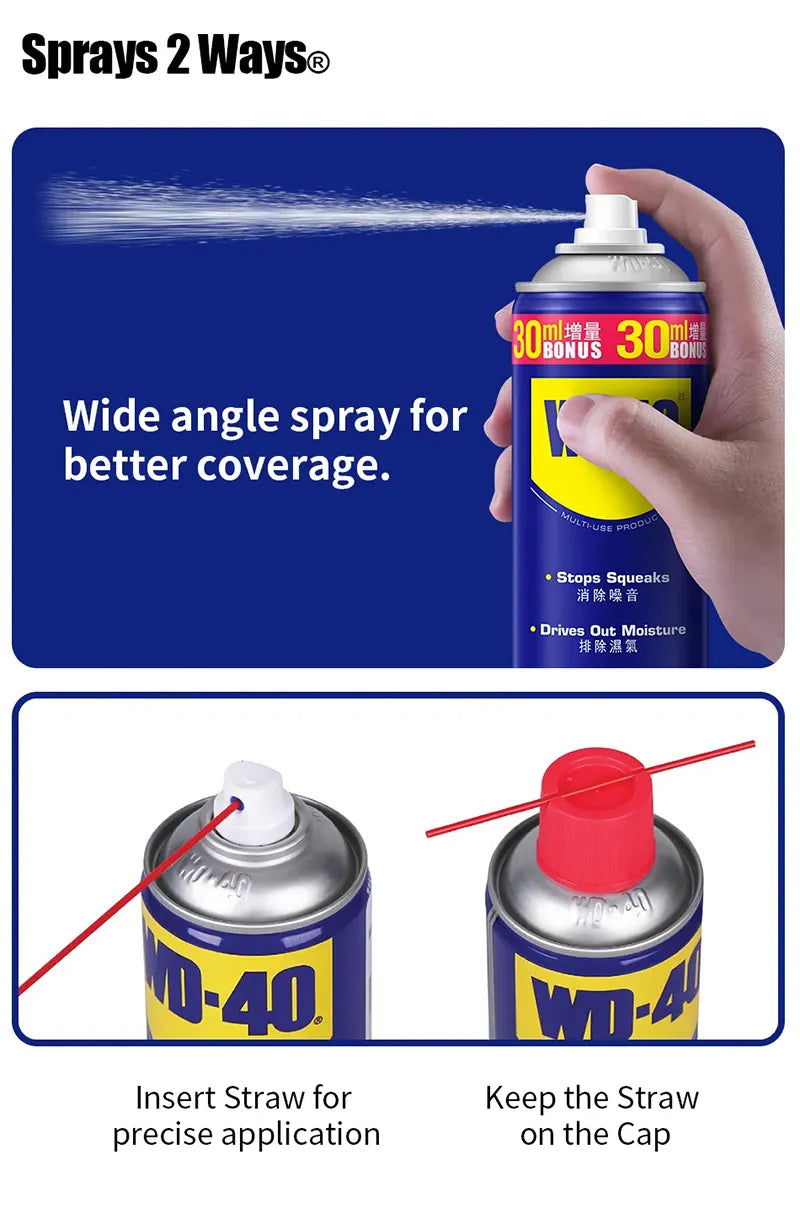 WD-40 Multi-Use Oil 11.2oz / 277ml Rust Remover Penetrating Oil Lubricants Oil Cleaner Universal - China To BD Web