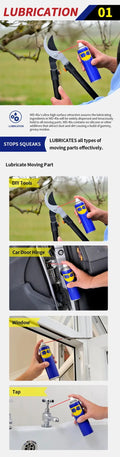 WD-40 Multi-Use Oil 11.2oz / 277ml Rust Remover Penetrating Oil Lubricants Oil Cleaner Universal - China To BD Web