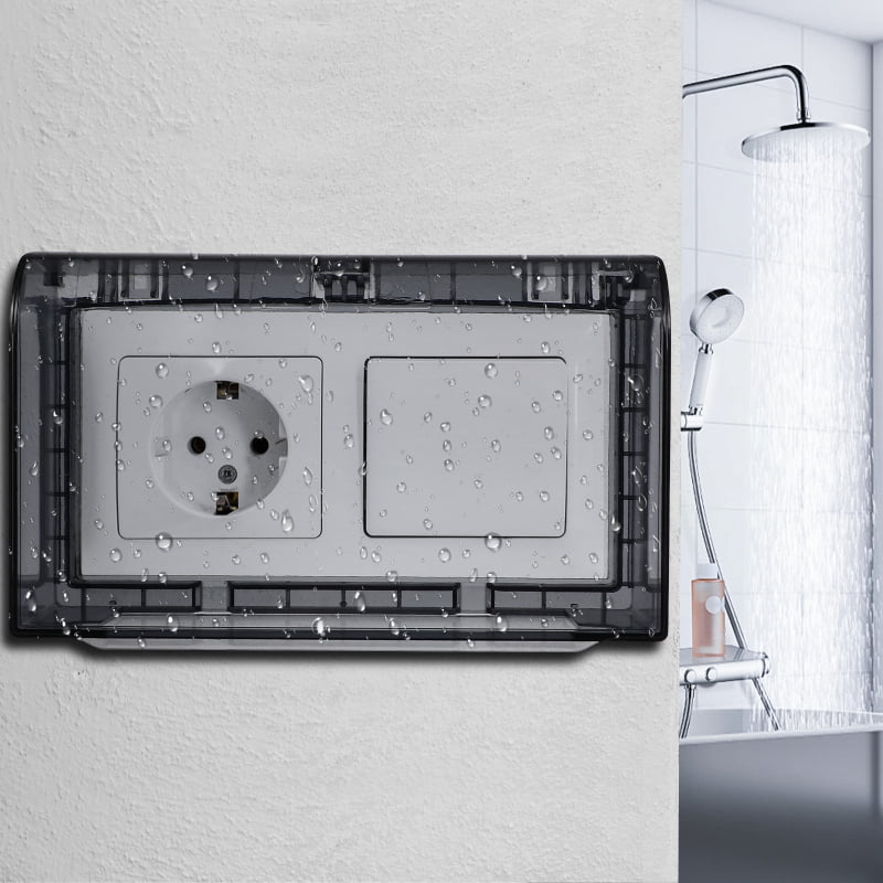 Wall-mounted Switch Protective Cover Double - China To BD Web