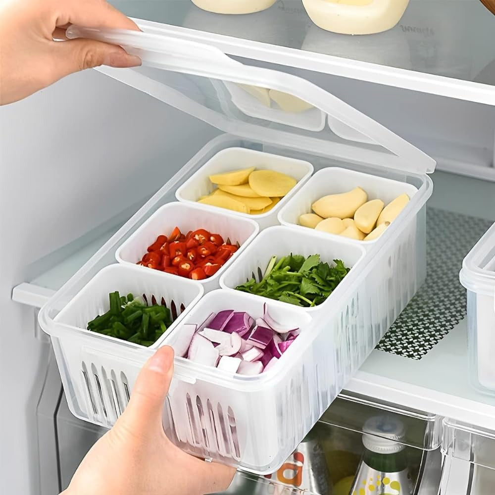 Refrigerator Vegetable Storage Box Organizer-1 Set